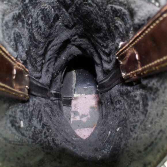 Vintage Laredo Women's Brown Leather Western Rodeo Boots Size 7 - Picture 7 of 8